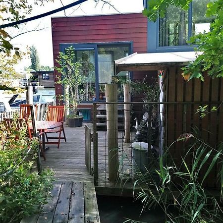 Bed and Breakfast Houseboat Vliegenbos Amsterdam Exterior foto